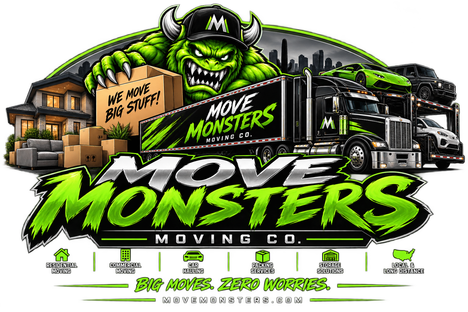 Move Monsters Moving Co. logo